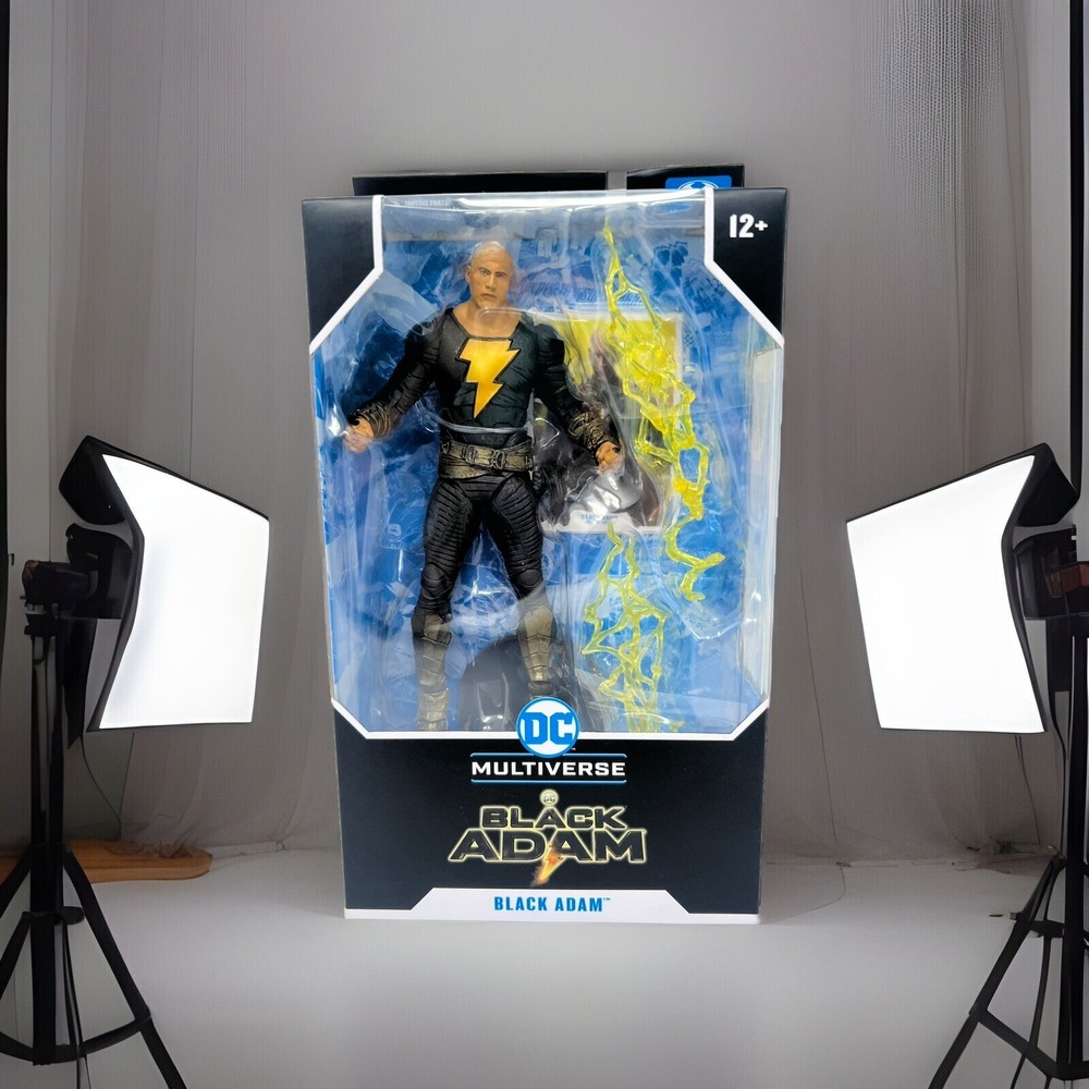 McFarlane DC Universe Black Adam 7 Inch Action‎ Figure Dwayne Johnson 15256
